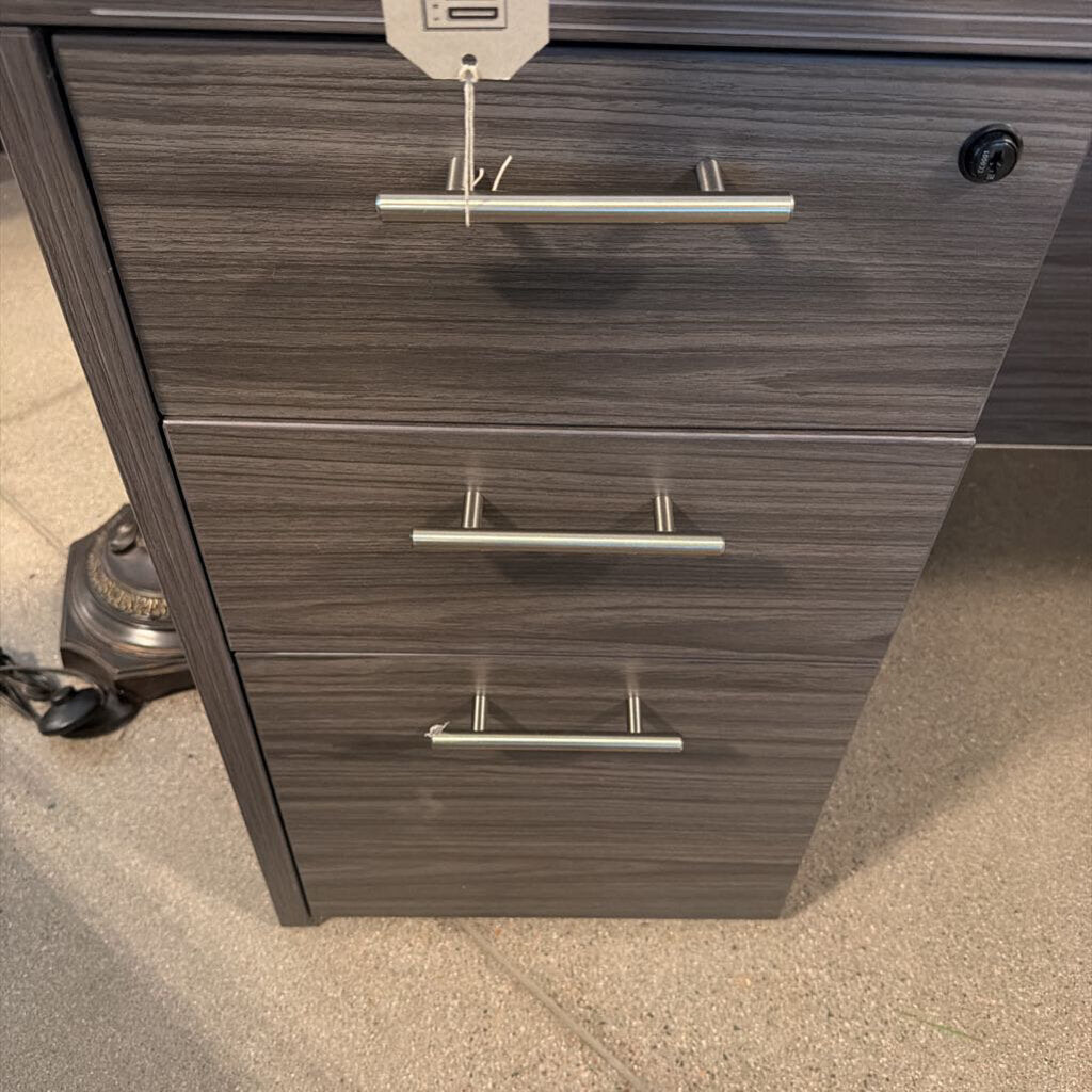 Office Star Napa Desk W/File Drawer-30X66X291/2H- AS IS