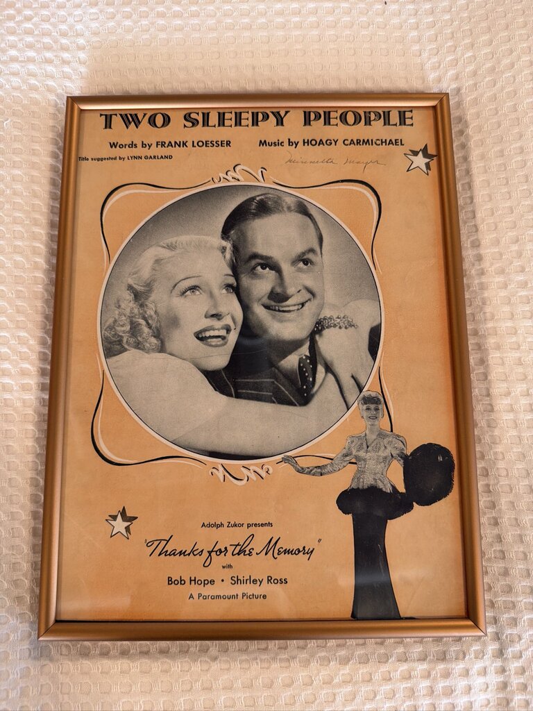 Framed Vintage Sheet Music- Set of 10- 9X12