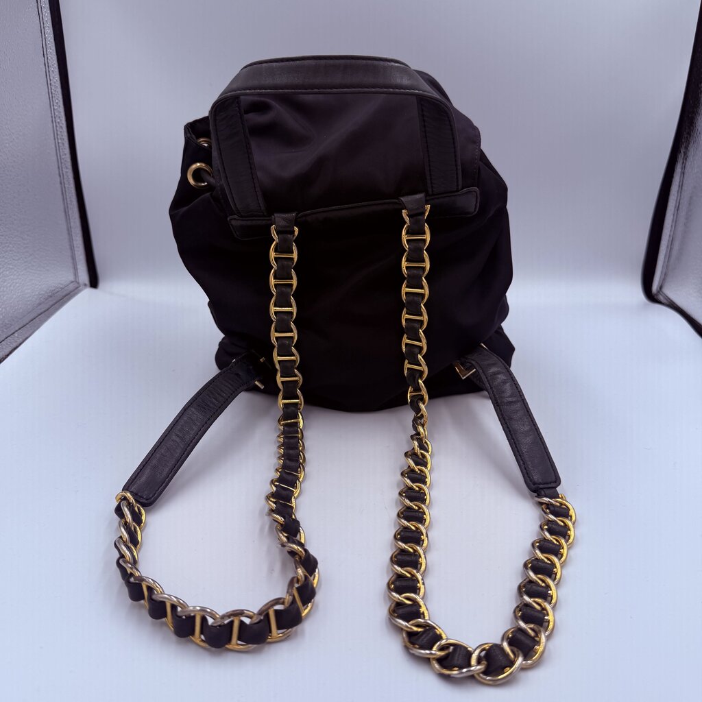 Prada Tessuto Nylon Vela Chain Backpack