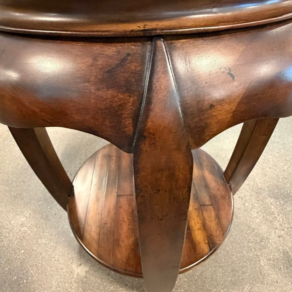 Hooker Round Wood Side Table- 16X16X25