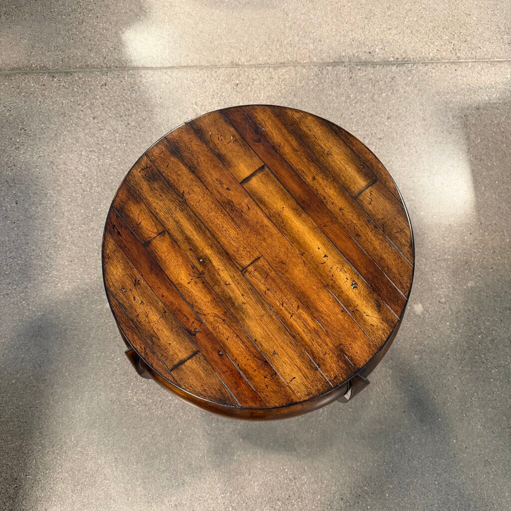 Hooker Round Wood Side Table- 16X16X25