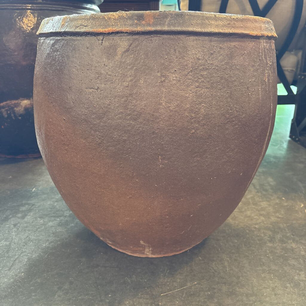 Rustic Brown Terra Cotta Pot - 20X20H