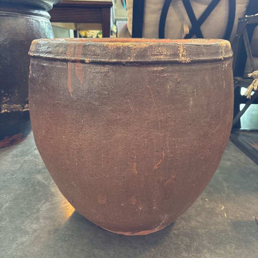 Rustic Brown Terra Cotta Pot - 20X20H