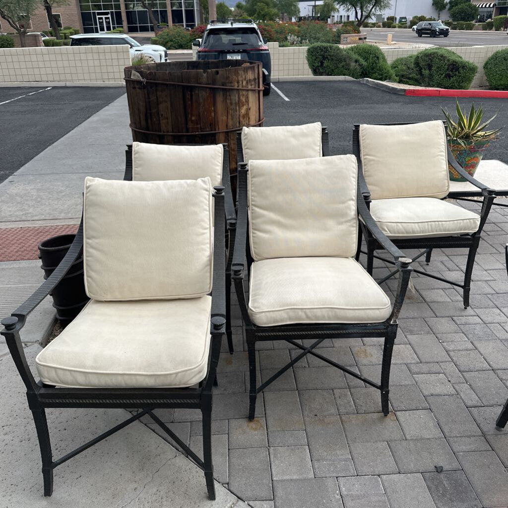 Century Furniture Andalusia Round Dining Table W/ 5 Chairs - 50X50X30- AS IS